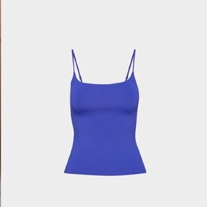 NWOT, Aritzia, Original Contour Squareneck Cami Tank, Size Small, Ablaze Blue